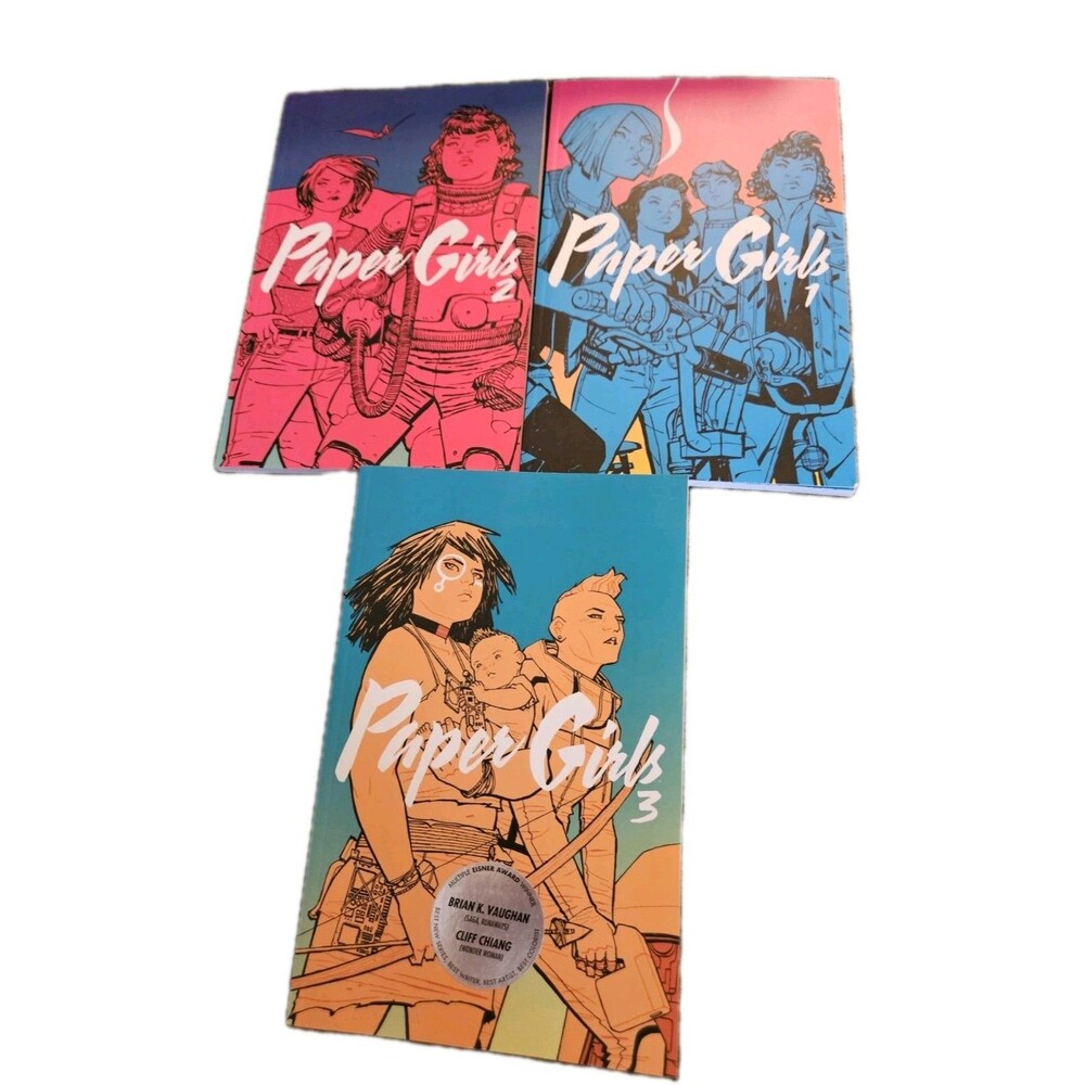 Paper Girls Vol 1+2+3 Graphic Novel TPB Brian K Vaughan Image Comics SciFi